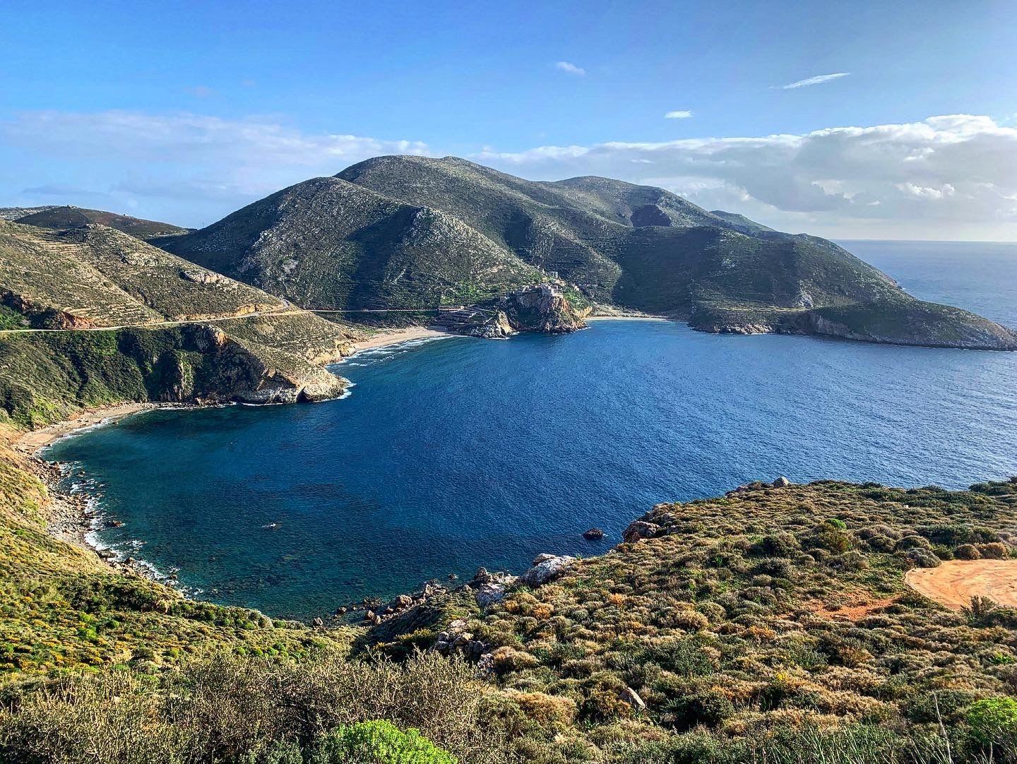Un golfo nella penisola di Mani in Peloponneso
