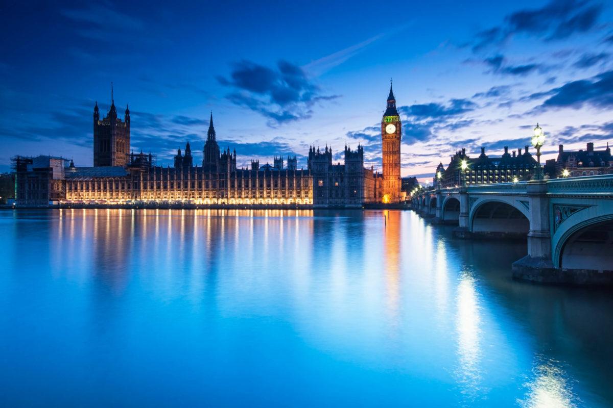 Big Ben and The Houses of Parliament in London after sunset, Great Britain - © Botond Horvath / Shutterstock