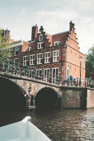 From a canal boat