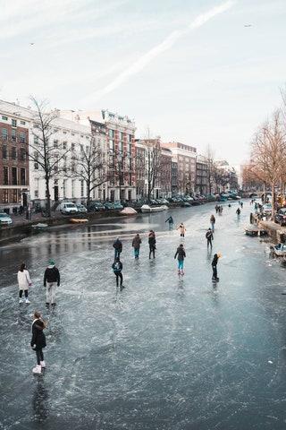 Keizersgracht in winter